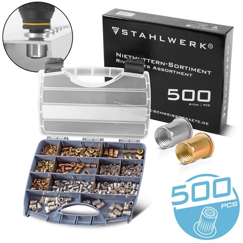 Stahlwerk nietmuttern set - stahlwerk,