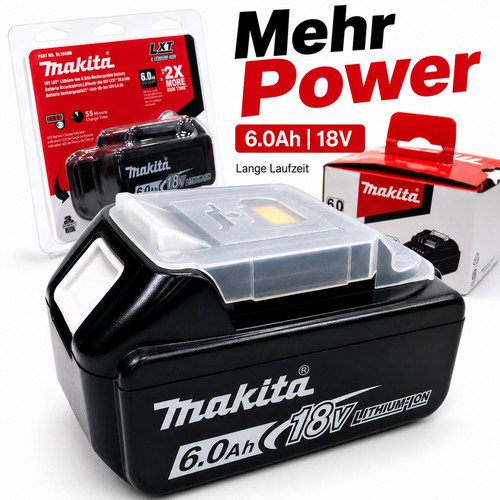 Akku für makita bl1860b 18v - akku,