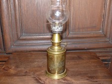 Eisenbahner  Lampe Pigeon / Lampe Feutree Abeille Messing Frankreich ca. 1900 –