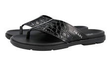 Prada leder kroko zehentrenner - prada,