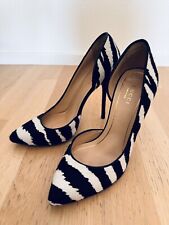 GUCCI Charlotte Stilettos Pumps Ponyhaar Zebra Schwarz-Weiß Gr. 35 wie NEU