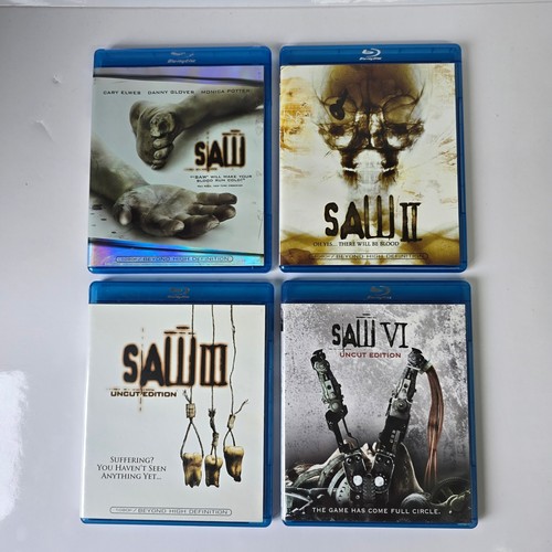 Saw blu ray movie lot - 1-4,