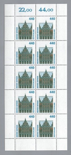 Bund michel nummer 1937 bogen - nummer,