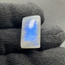 Mondstein blau Cabochon Anhänger quer gebohrt Nr. 4753