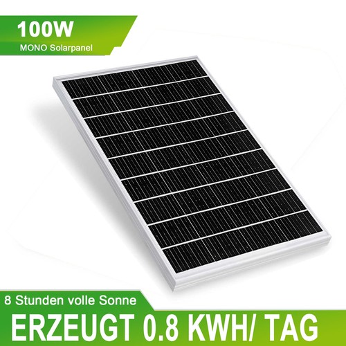 100w 12v solarmodul solarpanel - 12v,