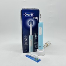 Oral-B wiederaufladbare elektrische Pinsel-Pro-Serie 1 Blau mit 1 Ersatzteil. 1 