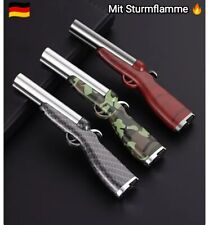 Butan Gas Sturmflamme ? Pistolen Feuerzeug Top Qualität ✔️ Doppel-Rohr Flamm✔️