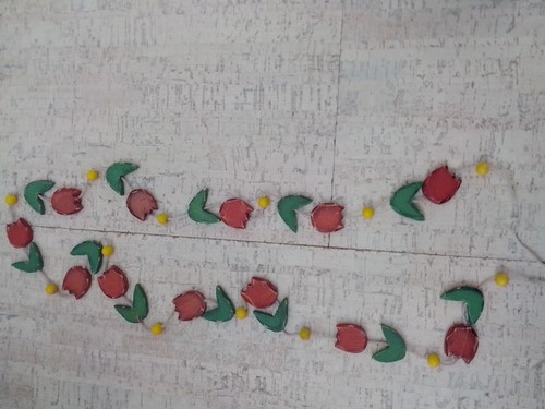 Fensterdeko gehänge tulpen - gehänge,