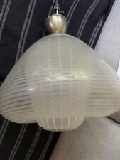 Hängelampe Glas Lampe 50er