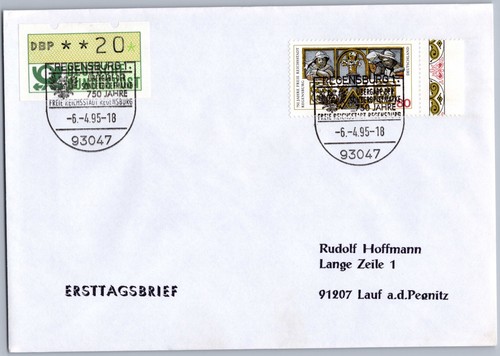 Sonderstempel regensburg 1995 - sonderstempel,
