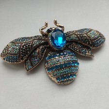 Brosche  Libelle Schmetterling