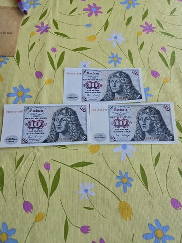 Deutsche mark scheine - 10,00,