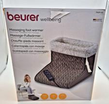 Beurer Fußwärmer FWM 45 mit Massagefunktion, mit weichem Teddy-Futter, Wärme