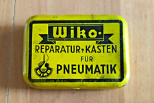 Wiko Flickzeugdose Pneumatics Fahrrad Oldtimer Sammler Velo Blechdose alt