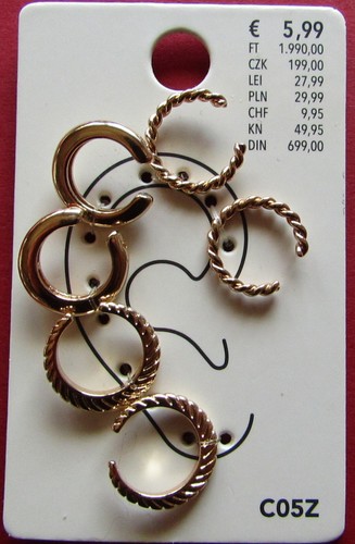 Damen earcuff 6er pack - -, 6er-pack