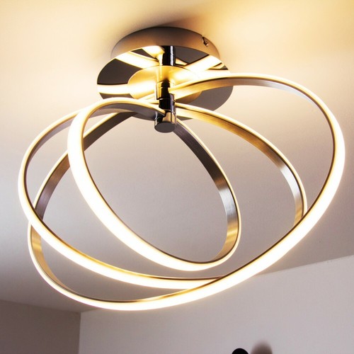 Led design deckenlampe - deckenlampe, chrom