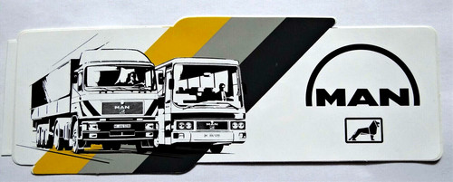 Werbe aufkleber man lkw - werbe-aufkleber,