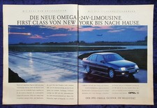 Opel Omega 24 V Limousine, originale Werbung 1993