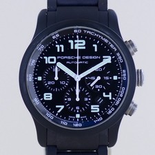 Porsche Design Uhr Dashboard Chronograph P6612 Titan Sport Titanband Black PVD