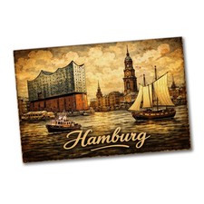 Hamburg Sonnenuntergang an der