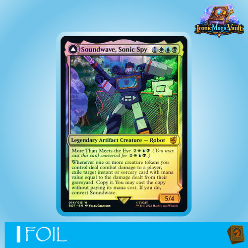 Soundwave sonic spy - spy, foil