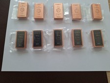 5 x 100 g Kupferbarren