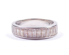 Eternity Ring Baguette CZ 925