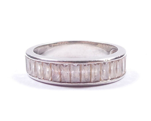 Eternity ring baguette 925 - cz,