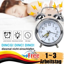 3 Zoll Wecker Tischuhr Nostalgie Antik Vintage Retro Metall Wecker Glockenwecker