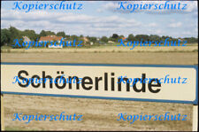 24x36 KB Dia, Bahnhofsschild Schönerlinde Zug Groß Schönebeck-Bln=Karow 1