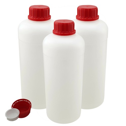 Leerflasche 1000ml 1liter - 3x,