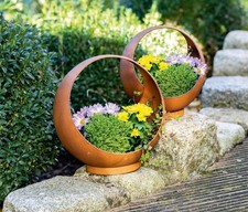 2x Pflanzer "Kugel" aus Metall