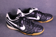 Nike Tiempo Natural 2 Herren Hallen Fußballschuhe schwarz weiß Gr. 46 BS690