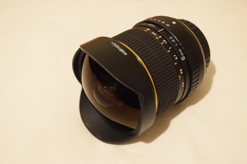 Walimex pro 8mm fish eye - pro, f/3.5