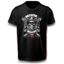 Das T-Shirt für ALPHA-TYPEN ?? „Böser alter Mann“ Skull Cowboy mit Waffen