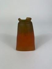 Antiker Lampenschirm Pate de Verre Lampe Glas Schirm Tulpe Art Déco