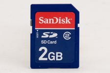  SanDisk SD 2 Karte  2GB