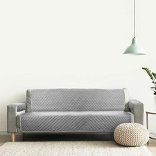 Sofaschoner Dreisitzer grau /