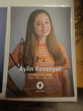 Aylin Ravanyar Sturm der Liebe Autogrammkarte orginal handsigniert