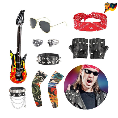 Rockstar partyoutfit männer - rockstar,