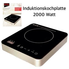 Induktionskochplatte  2000 W Touch-Display Induktion Camping Kochplatte Kochfeld