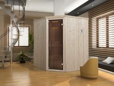 WEKA Elementsauna KIRUNA 2 GT 230V Fichte mit Ofen 4,5kW Saunakabine Heimsauna