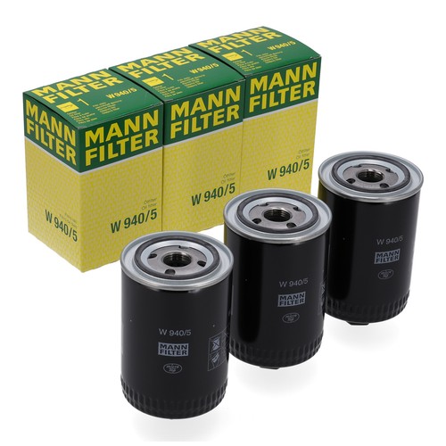 Mann w940 ölfilter - 3x, w940/5