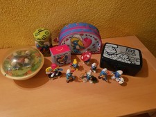 Schlümpfe, Schleich, Spardose, Roly Poly, Smurf, Konvolut, Sammlung, Dose