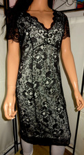 Yessica sexy kleid - kleid, schwarz