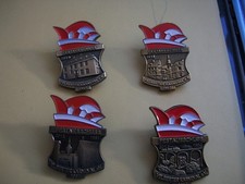 4 Karnevalspins Ansteckpins Festausschuss Velbert