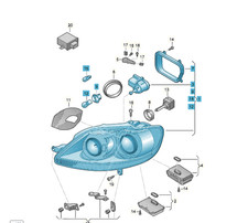 Original Scheinwerfer rechts VW Golf Plus 5M1941754B Neu