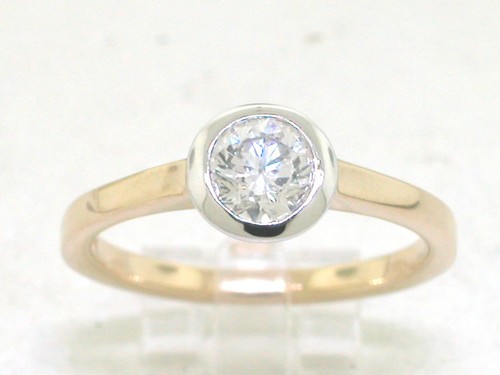 Brillant ring 585 gelbgold - ring,