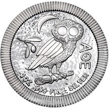 Unze silber eule - silber,