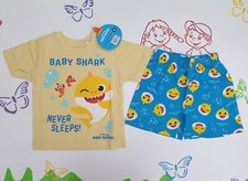 Shorty schlafanzug baby shark - schlafanzug,